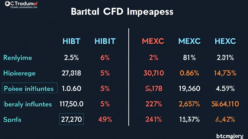 HIBT vs MEXC bond CFD spreads tracked on btcmajor Vietnam-btcmajor