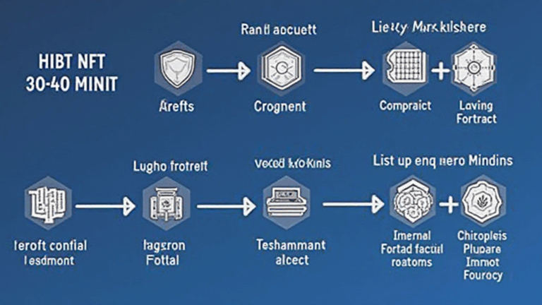 HIBT NFT minting LinkedIn articles-btcmajor