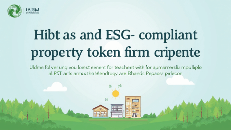 hibt adds ESG‑compliant property token filter in marketplace-btcmajor