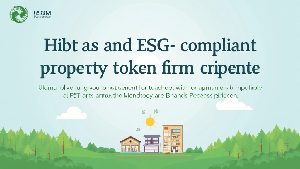 hibt adds ESG‑compliant property token filter in marketplace-btcmajor