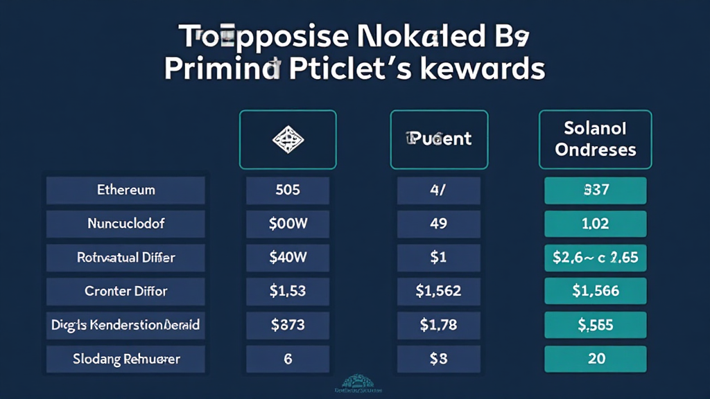 Crypto staking rewards comparison-btcmajor