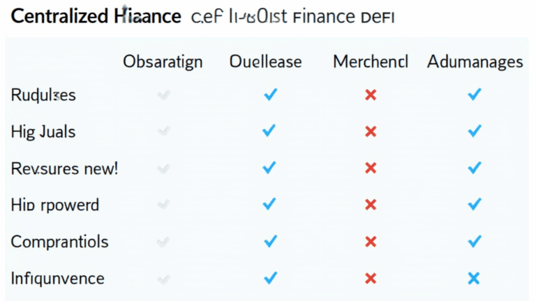 Centralized finance (CeFi) vs DeFi comparison-btcmajor