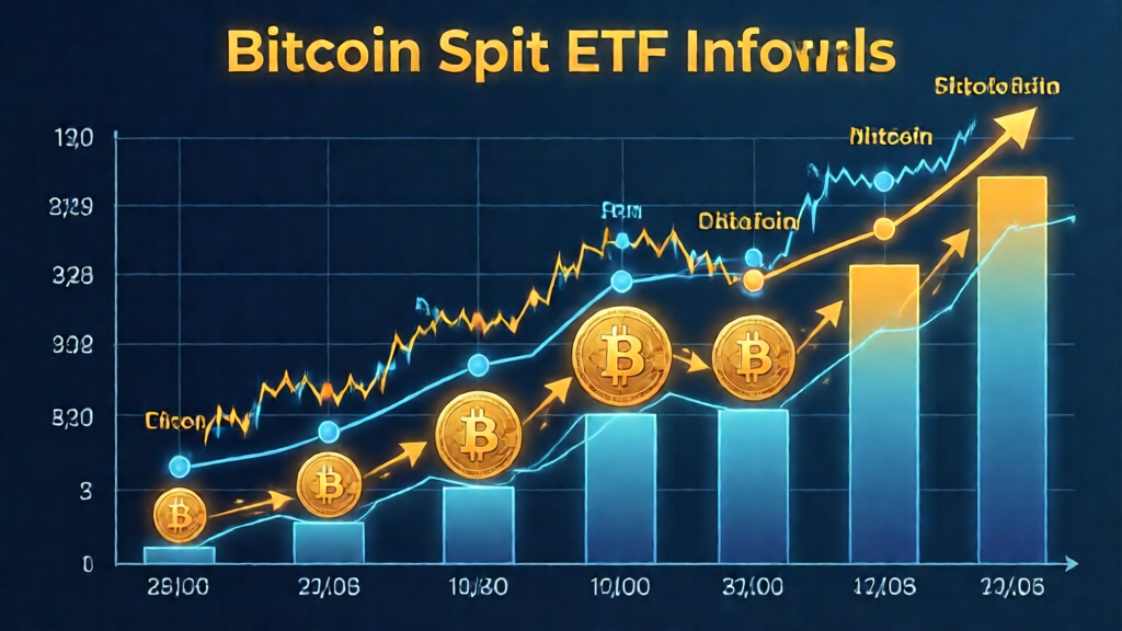 bitcoin spot etf inflows-btcmajor